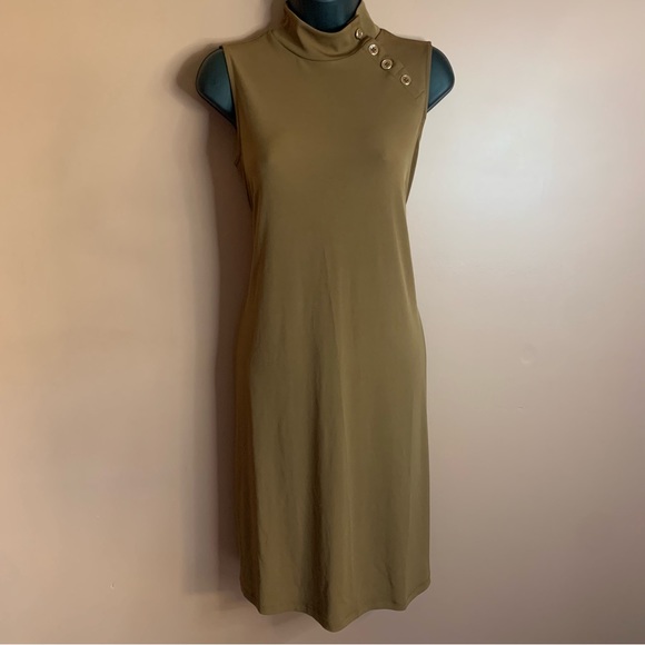 NWOT Liquid Knit Mock Neck Dress - Picture 5 of 10
